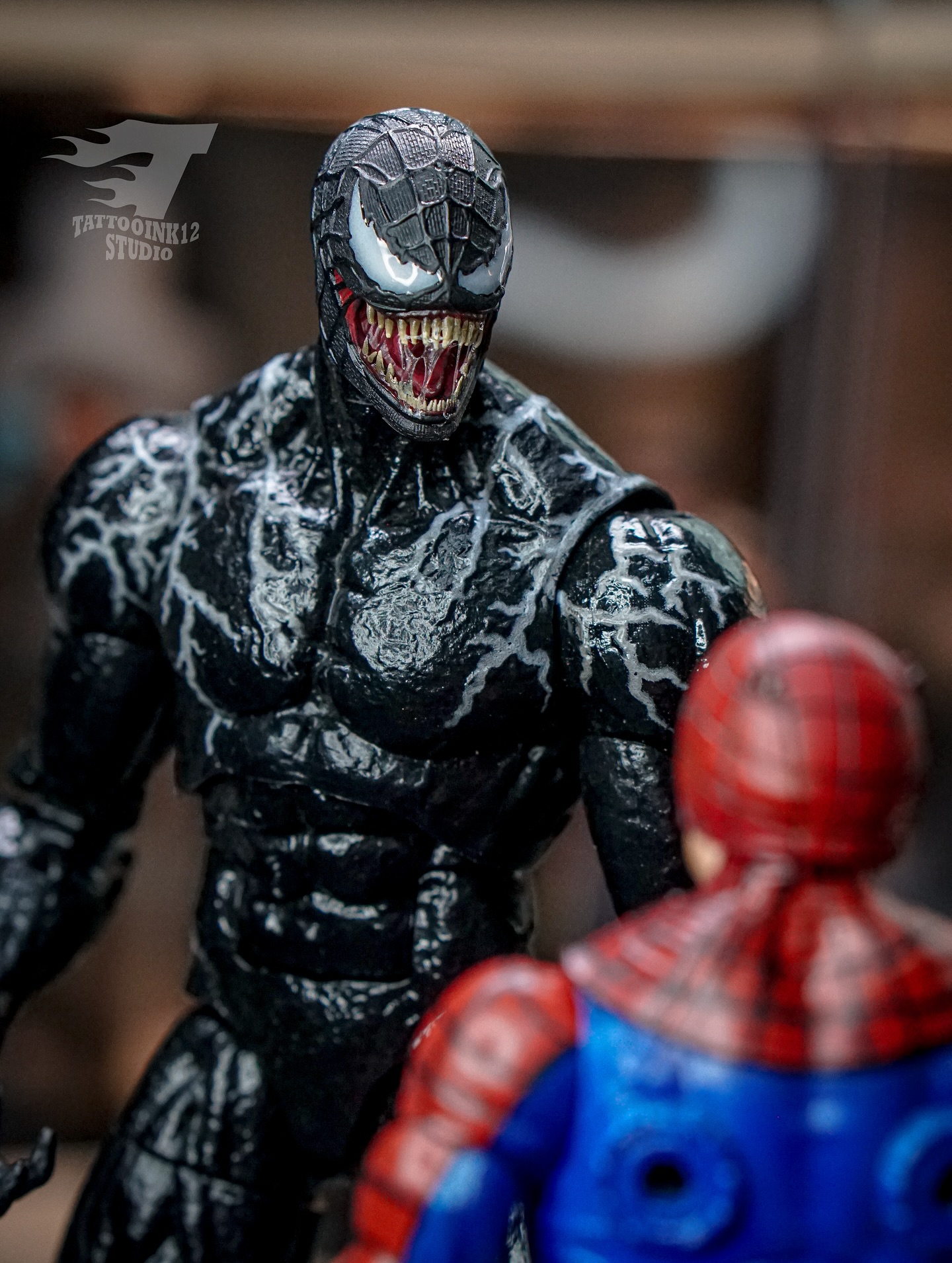 Spiderman 3 ( VENOM Nomal mount ) 1/12 only