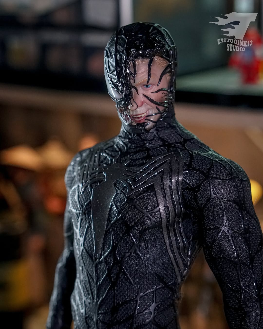 Venom Half face masked For Thundertoy 1/6