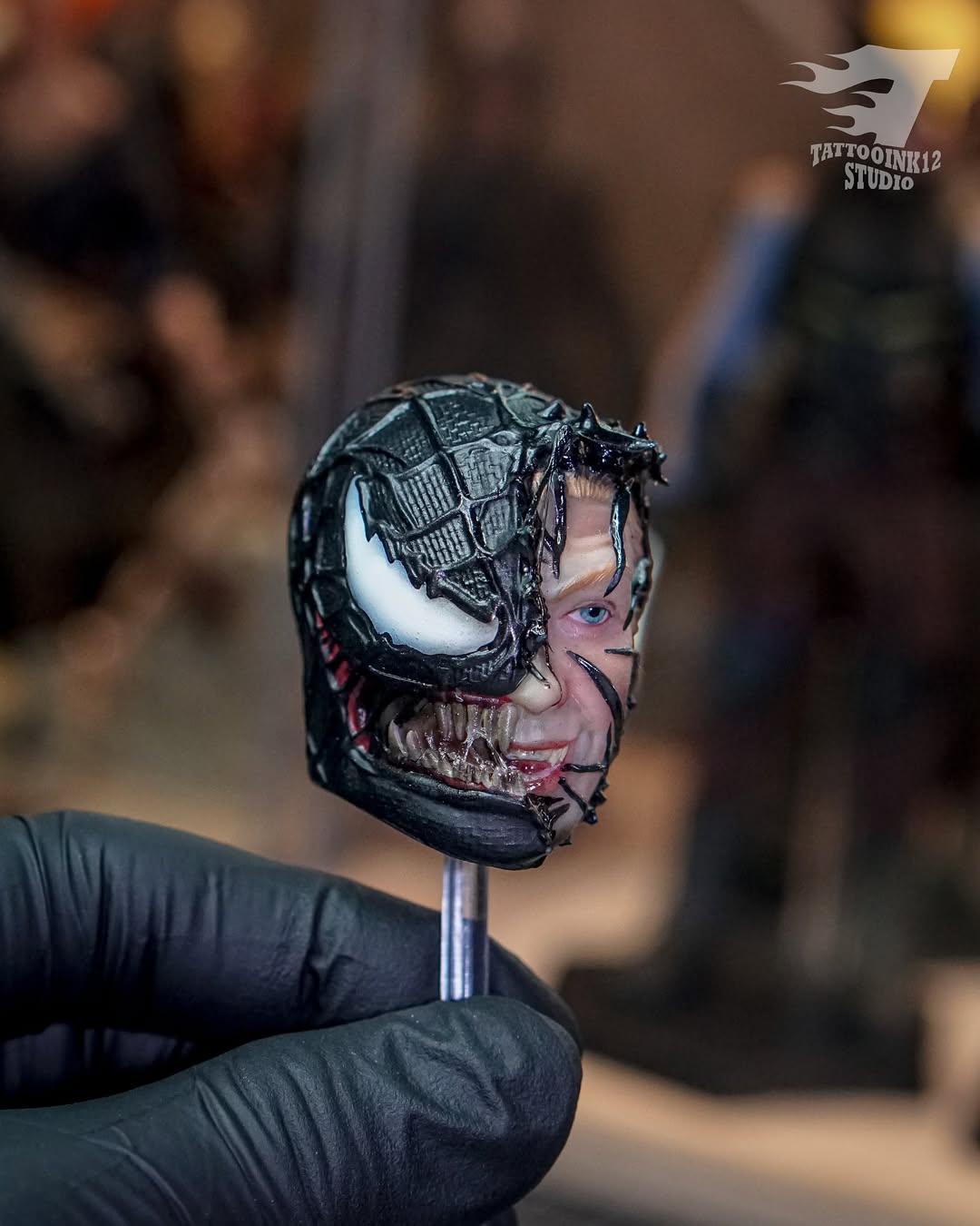 Venom Half face masked For Thundertoy 1/6