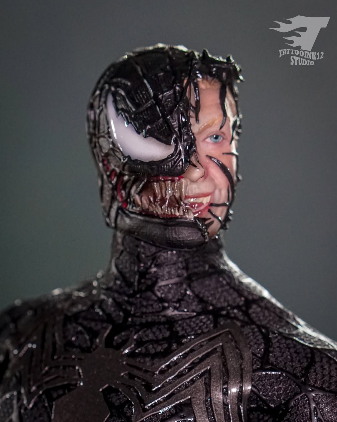 Venom Half face masked For Thundertoy 1/6