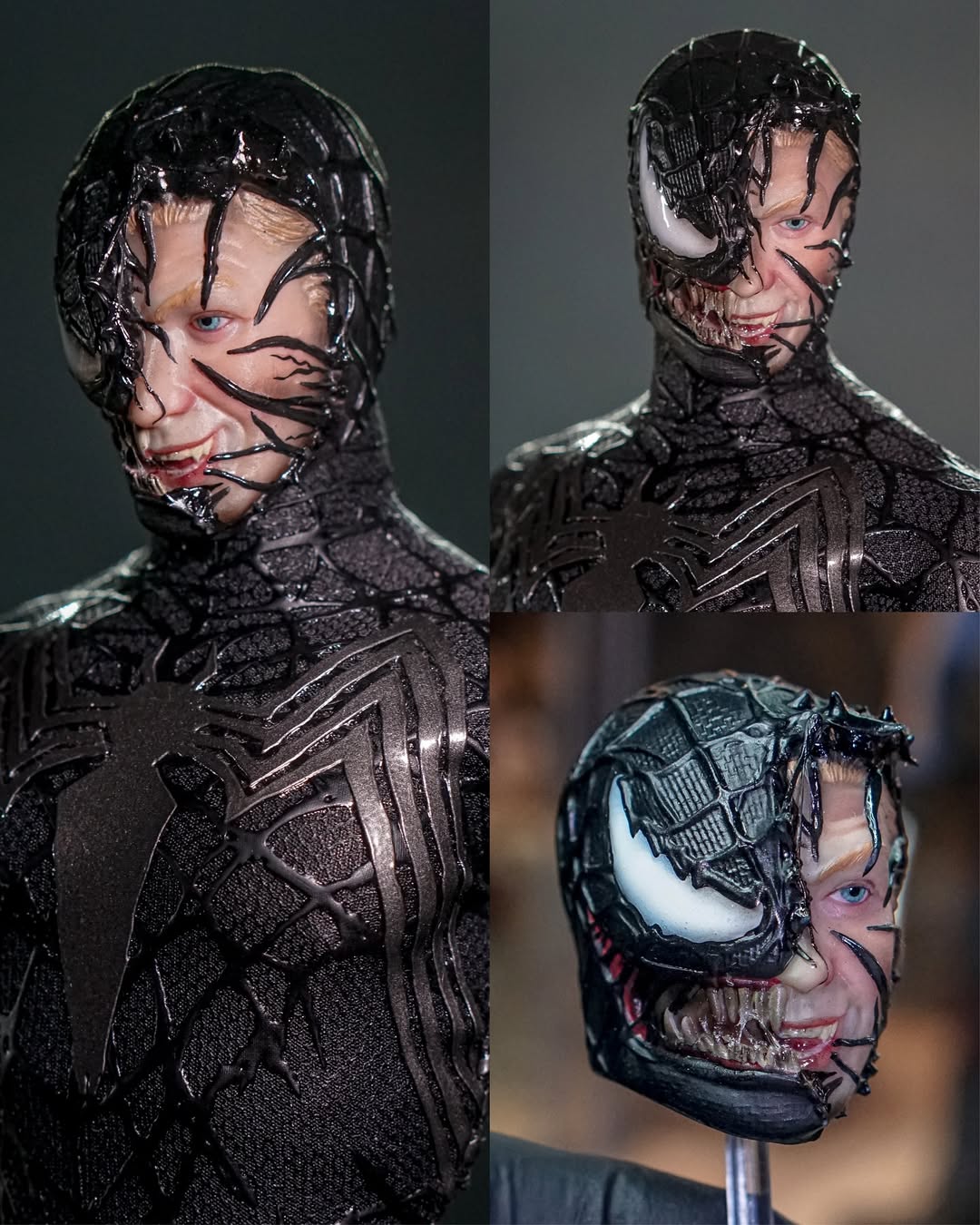 Venom Half face masked For Thundertoy 1/6