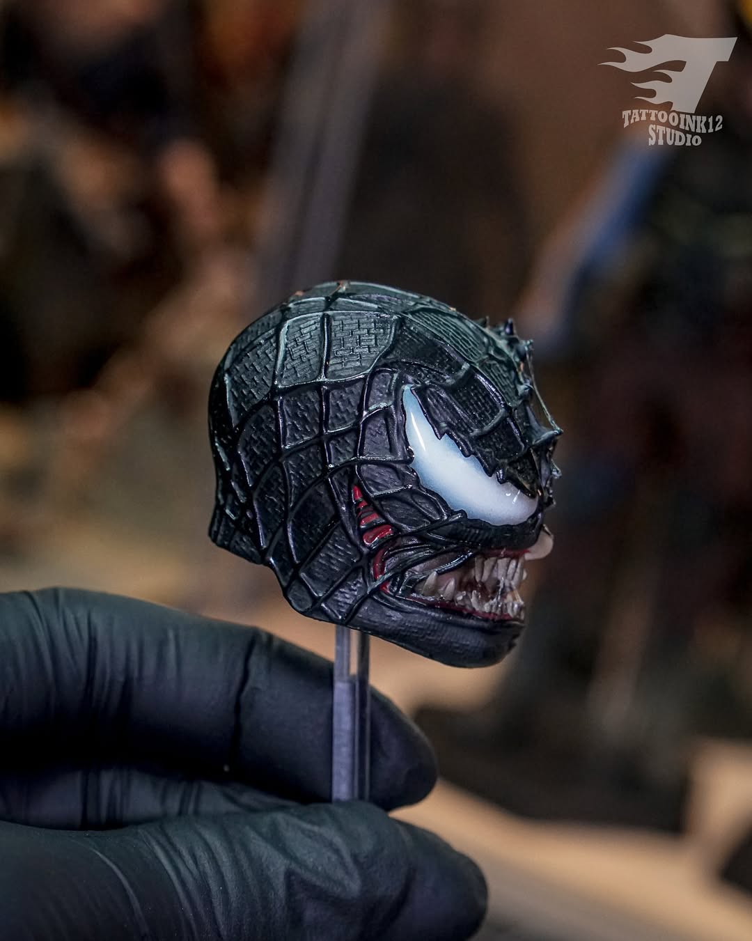 Venom Half face masked For Thundertoy 1/6